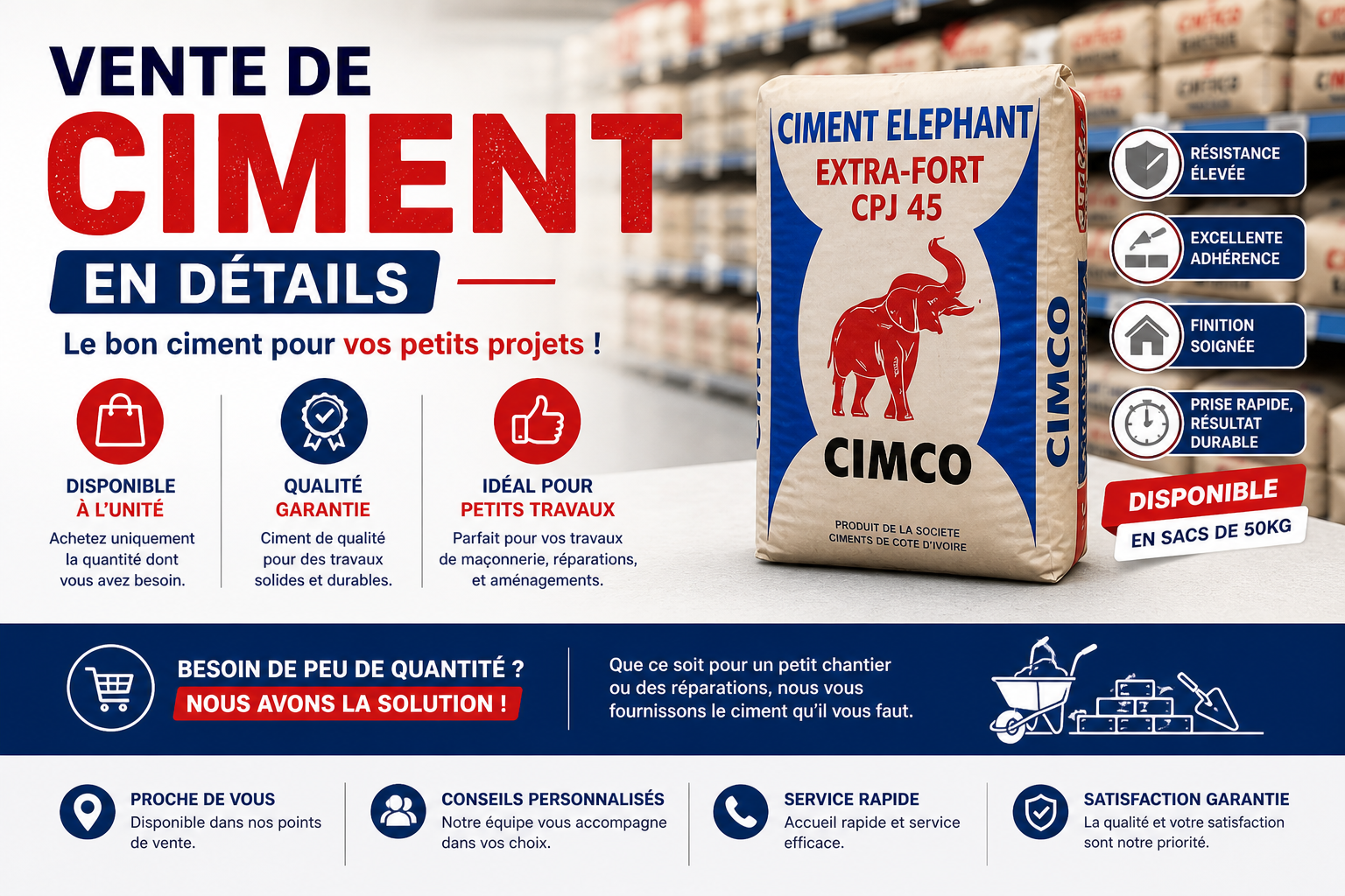 Ciment en Détail